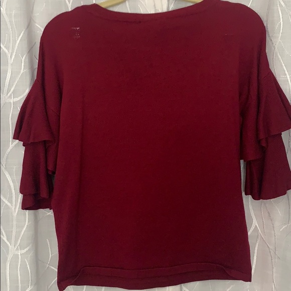 SOLD - Hooked Up Layered Sleeve Sweater - Picture 3 of 4